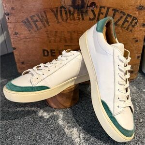 Bobbies Paris Leather Sneakers Trainers Shoes Size 41 Men 8/8.5 Women 10/10.5